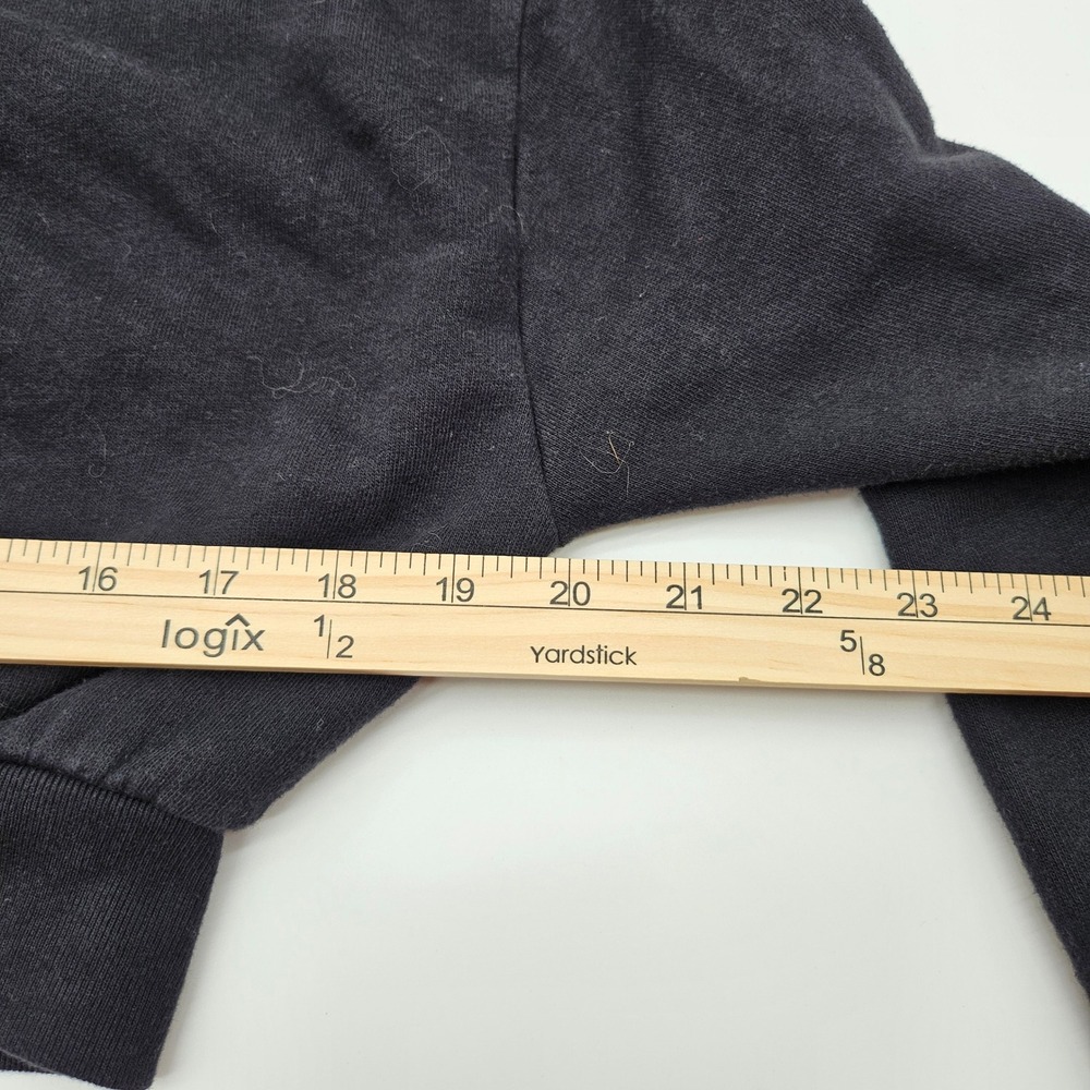 Levi's‎ Black Cropped Hoodie Sweatshirt with Logo Size XS - Picture 6 of 8